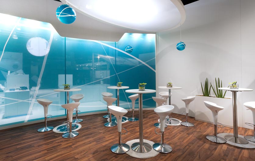 Sanavis Group Corporate Design - Messestand