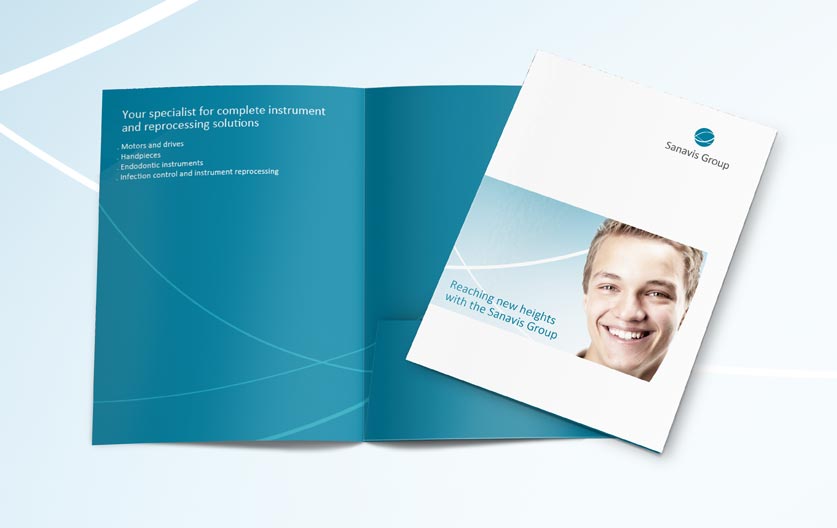 Sanavis Group Corporate Design - Pressemappe
