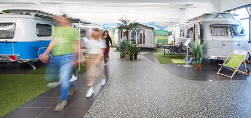 Erwin Hymer Center exhibition design - decoration
