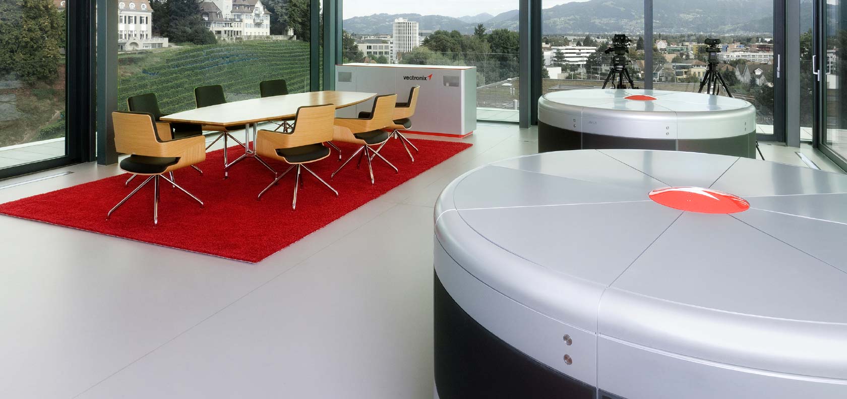 Safran Vectronix showroom - interior design