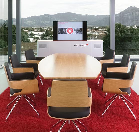Safran Vectronix showroom - interior design
