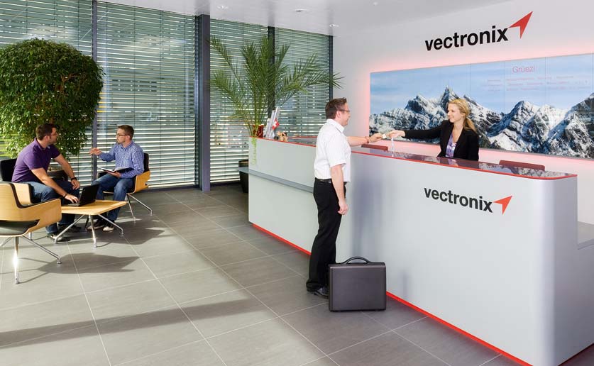 Safran Vectronix showroom - furniture design