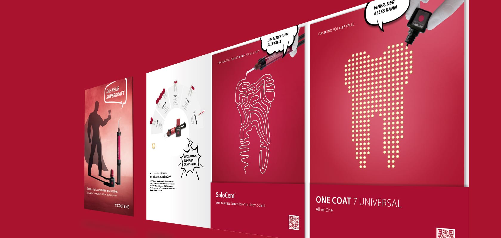 Coltene product campaign Superkraft - brochures