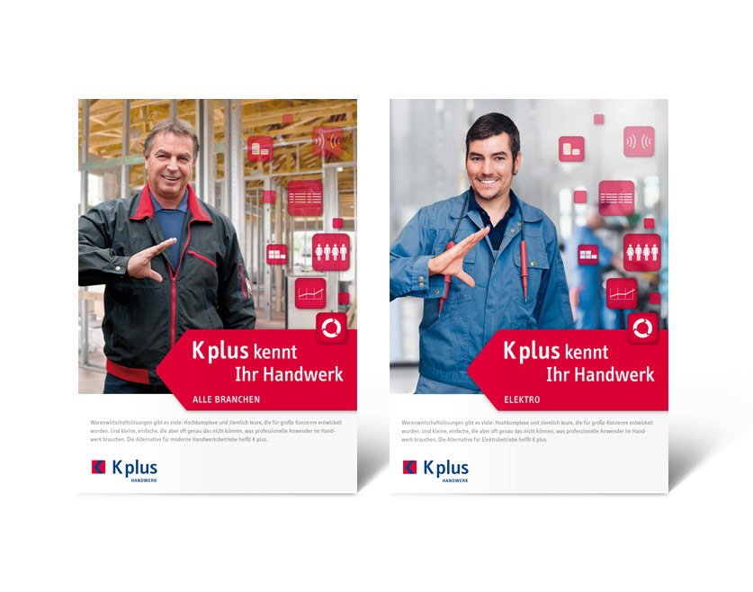 K plus Corporate Design - Broschüren