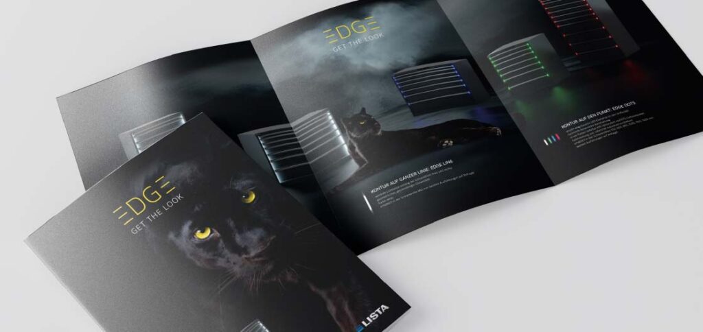 Lista Corporate Design - Flyer EDGE