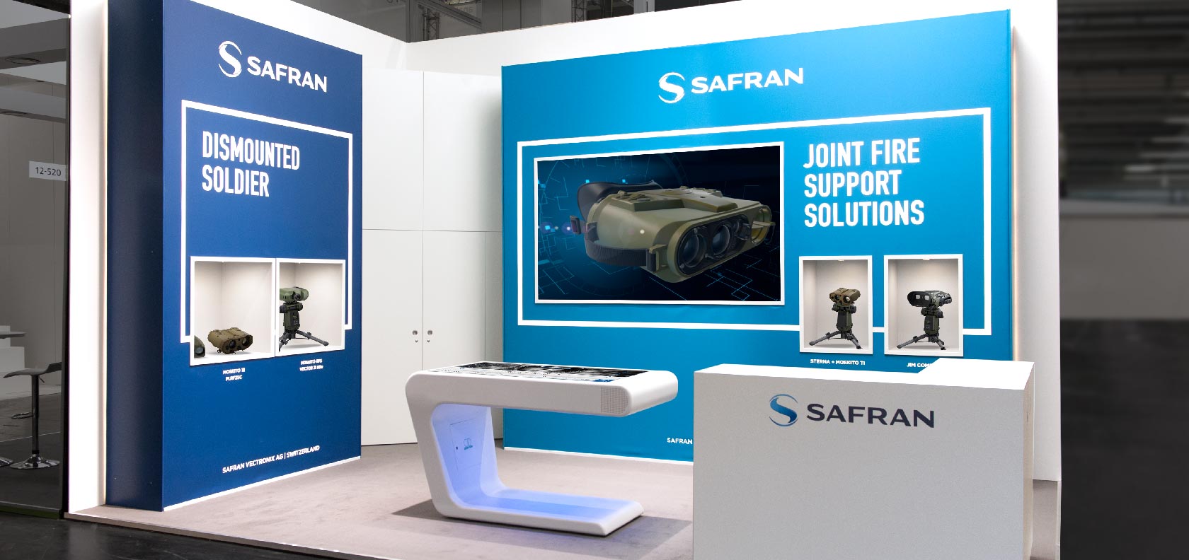 Safran Vectronix Corporate Design - Messestand