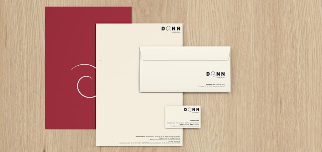 Denn Corporate Design - Geschäftsdrucksachen