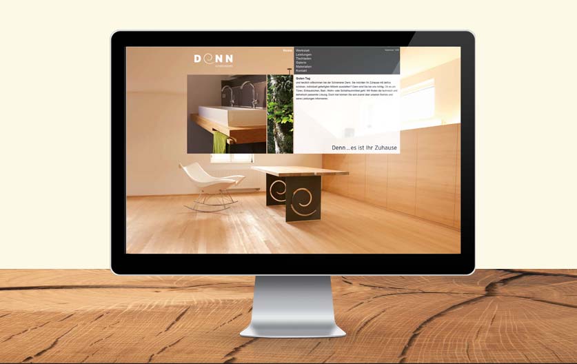 Denn Corporate Design - Webdesign