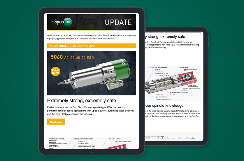 SycoTec Corporate Design - Newsletter