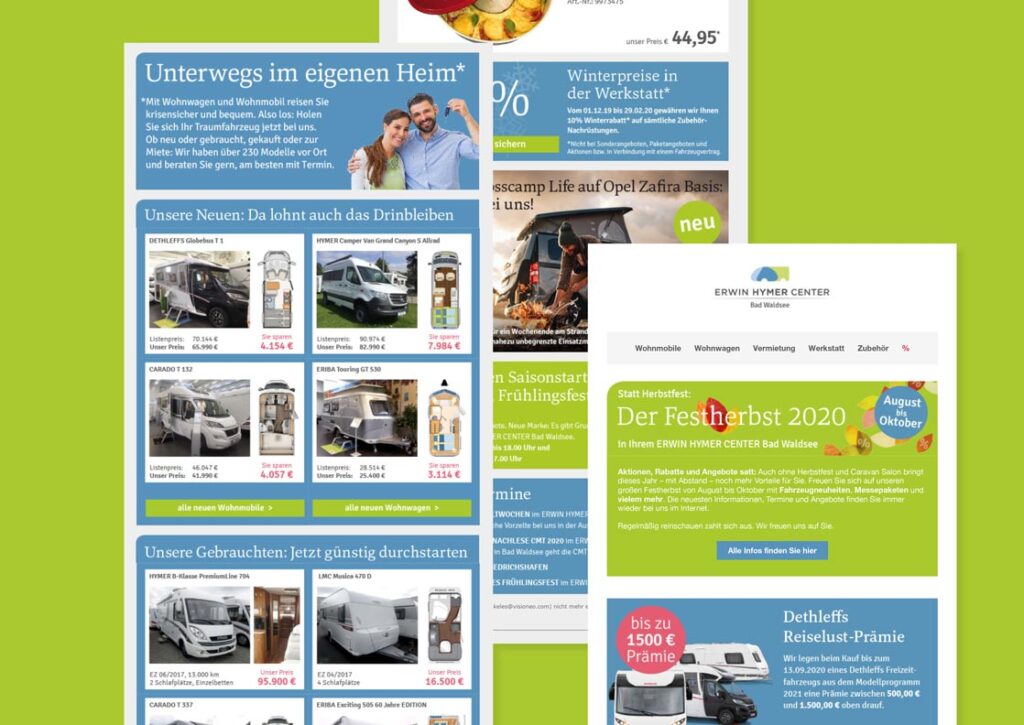 Erwin Hymer Center - newsletters