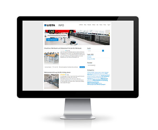 Lista digital design - corporate blog