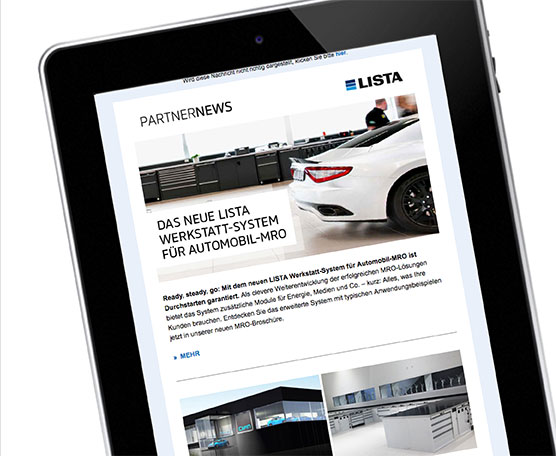 Lista digital design - newsletter