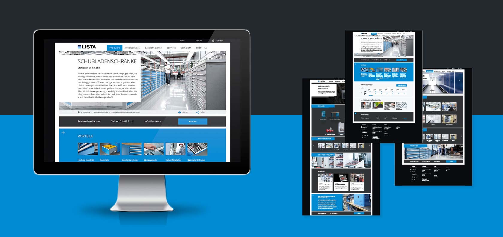 Lista digital design - website