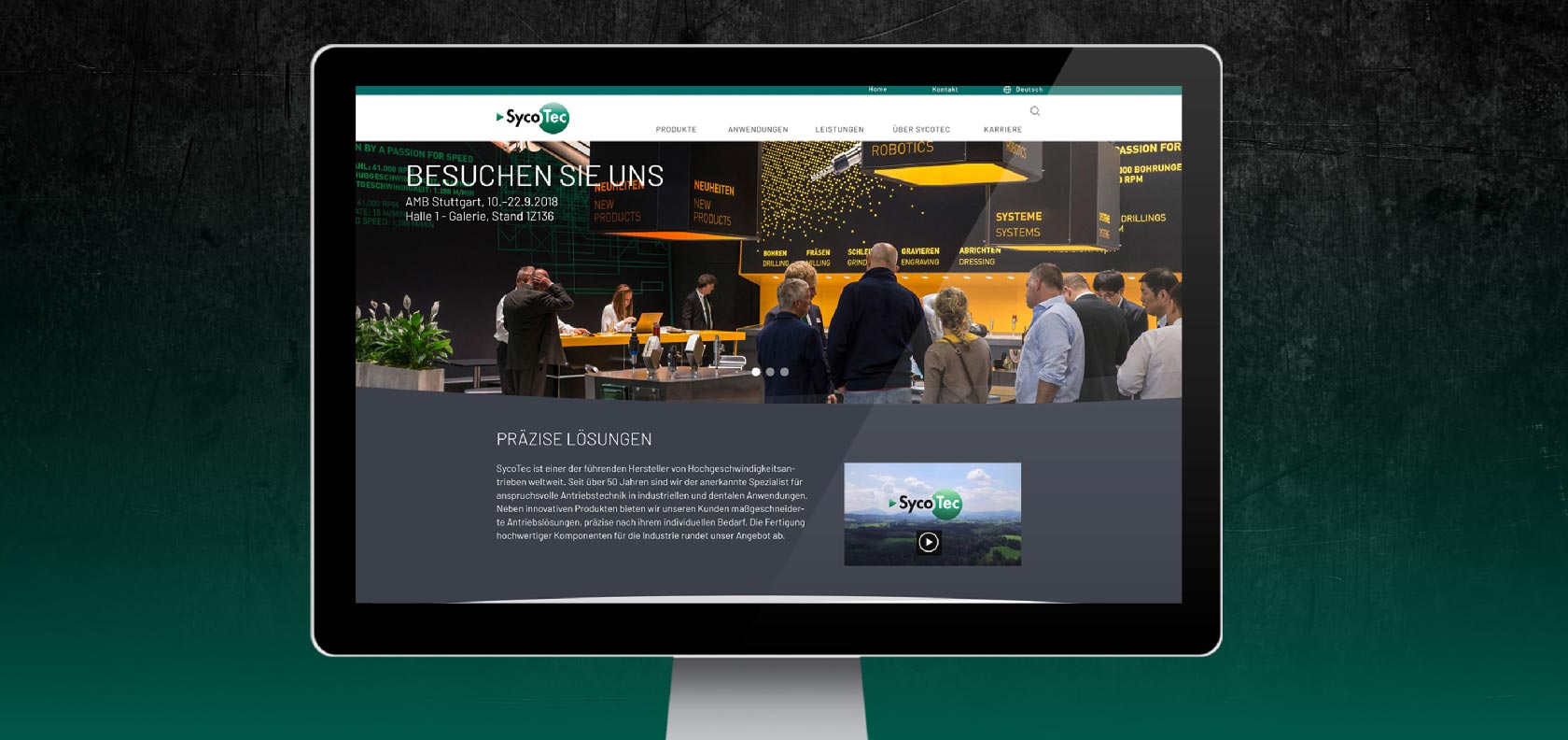 SycoTec Webdesign - Einstiegsseite