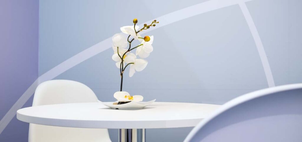 Micro-Mega exhibition stand design - detail