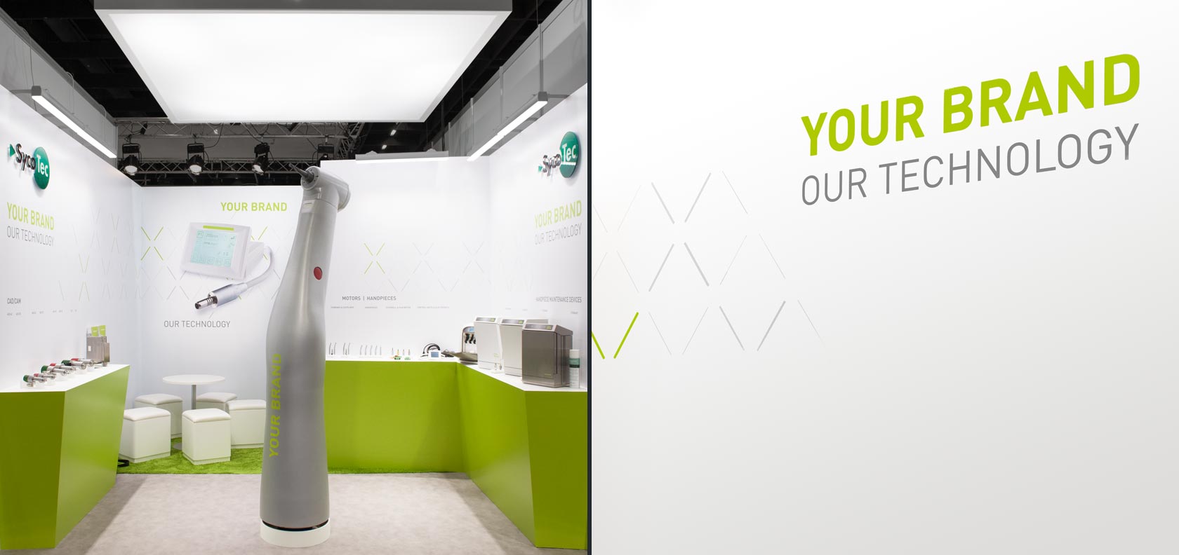SycoTec exhibition stand design - concept