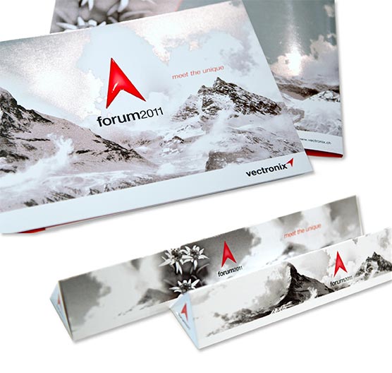 Vectronix Kundenevent - Einladung und Werbegeschenk